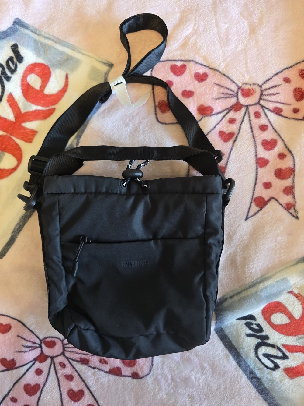 Gymshark Black Crossbody Sling Bag